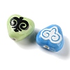 Printed Handmade Porcelain Beads FIND-H023-02-2