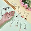 20Pcs Alloy Enamel Dog Pendants Mobile Straps HJEW-FG00040-3