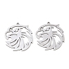 201 Stainless Steel Pendants STAS-I364-14P-1