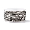 Tarnish Resistant Handmade 304 Stainless Steel Cable Chains CHS-G003-11P-A-1