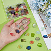70Pcs Electroplate Transparent Glass Beads EGLA-PA0001-46-3