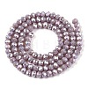 Electroplate Glass Beads Strands LS-EGLA-A044-P4mm-B13-3
