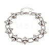 Punk 304 Stainless Steel Spiked Link Chain Bracelets for Women SA-H001-21P-4