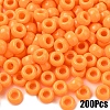 200Pcs Opaque Plastic Beads KY-YW0001-79F-1
