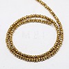 Electroplate Non-magnetic Synthetic Hematite Beads Strands X-G-J160-A-02-2