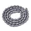 Opaque Solid Color Glass Beads Strands GLAA-N071-01A-C11-2