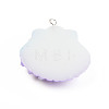 Opaque Resin Pendants X-RESI-S356-059B-01-2