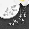 SHEGRACE Brass Micro Pave Clear Cubic Zirconia Pendants XGRQ29911-394P-I-5