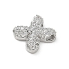 Brass Micro Pave Cubic Zirconia Pendants KK-A300-02P-X-2