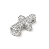 Brass Micro Pave Cubic Zirconia Pendants KK-A300-02P-T-2