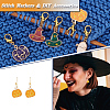 Halloween Theme Alloy Enamel Ghost & Witch Hat & Pumpkin Charm Locking Stitch Markers HJEW-PH01714-4