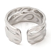 Non-Tarnish 304 Stainless Steel Open Cuff Rings RJEW-K245-74P-2