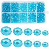 Electroplate Glass Beads Strands EGLA-SC0001-25C-1