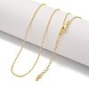 Brass Ball Chain Necklaces for Women NJEW-G084-13G-1