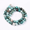 Natural Howlite Beads Strands G-L555-02-8mm-2