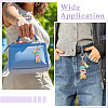 Alloy & Resin Tassel Keychainss AJEW-TADJ0001-20G-07-6