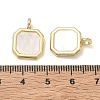 Alloy Acrylic Pendants AL-CBA4262-03G-03-3