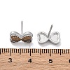 Brass Stud Earrings EJEW-D288-16P-3