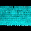 Synthetic Luminous Stone Beads Strands G-C086-01A-07-5