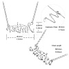 SHEGRACE Rhodium Plated 925 Sterling Silver Pendant Necklaces JN892A-4