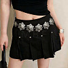Boho Ethnic Alloy Flower Engraved Waist Chains WG04E47-02-1