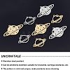 Unicraftale 8Pcs 4 Style Ion Plating(IP) 201 Stainless Steel Pendants STAS-UN0027-63-4