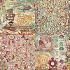 Clock Theme Paper Scrapbook Paper SCRA-PW0010-09-2