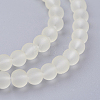 Transparent Glass Bead Strands GLAA-S031-6mm-23-3