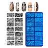 Tarnish Resistant 410 Stainless Steel Nail Art Stamping Plates MRMJ-P020-02P-04-1