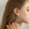 36Pcs Stainless Steel Clip-on Earring Findings KK-FH0006-69-5
