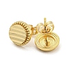 Brass Ear Studs EJEW-P261-06G-2