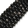 Natural Silver Obsidian Beads Strands G-C280-B08-8mm-2