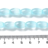 Macaron Color Natural Selenite Beads Strands G-B102-A01-06-4