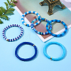 Handmade Polymer Clay Heishi Beads Stretch Bracelets Sets BJEW-JB05902-04-5
