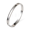 6MM 304 Stainless Steel Blank Grooved Hinged Bangle Making SA-CBA4244-02P-1