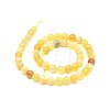 Natural Yellow Opal Beads Strands G-F674-07A-8mm-2
