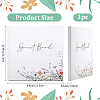 Paper Wedding Guestbooks Notepad AJEW-WH0348-156-2