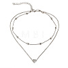 Alloy Pendant Necklaces for Women WGA6E2A-06-2