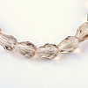 Transparent Glass Bead Strands LS-GLAA-R024-6x8mm-05-2