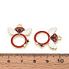 Valentine's Day Alloy Enamel Pendants ENAM-T023-18A-3