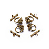 Tibetan Style Toggle Clasps LS-GLF0026Y-NF-3