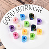 UV Plating Opaque Acrylic European Beads OACR-M027-03D-1
