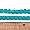 Baking Paint Transparent Glass Bead Strands X-GLAA-S031-10mm-37-4