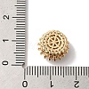 Brass Micro Pave Clear Cubic Zirconia Beads KK-G503-14G-3