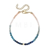 Natural Apatite & Kyanite & Sunstone & Rose Quartz & Non-magnetic Synthetic Hematite Beaded Bracelets for Women BJEW-JB14094-02-3