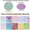 80G 10 Colors PVC Paillette Pendants FIND-SC0023-20C-2