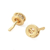 Brass Micro Pave Cubic Zirconia Peg Bails KK-U056-54G-1