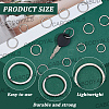 40Pcs 2 Styles 304 Stainless Steel Split Key Rings STAS-CY0001-03-6