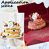 21Pcs 3 Colors Mirror Effect Acrylic Birthday Cupcake Insert Card Decoration AJEW-SP0001-67A-4