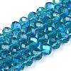 Electroplate Glass Beads Strands LS-EGLA-A034-T6mm-L25-1